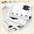 Mangpung 9 Set,Funny Set, Pads Black Cute Cat Sticky Notes Sticky Notes Cat Stationery,Kawaii Adhesive Memo Pads, Cat
