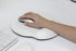 RICHEN White Ergonomic PU Leather Keyboard Wrist Rest and Mouse Pad Set, Comfortable Memory Foam for Office and Gaming