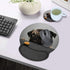 Ergonomic Mouse Pad with Cute Pug Wrist Support, Large Non-Slip PU Base for Home Office Gaming