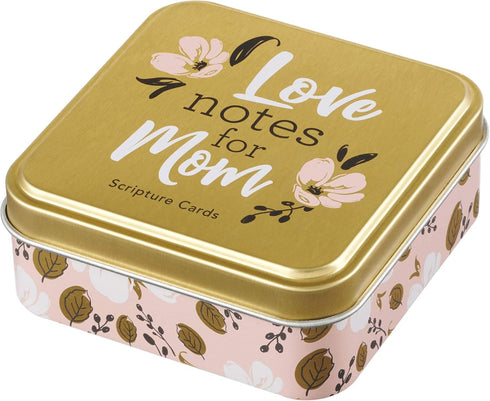 Christian Art Gifts Scripture Prayer Cards in Tin | Love Notes for Mom – 50 Double Sided Cards