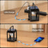 10 Outdoor Solar Table Lamp,Collasis RGB Color Changing Lights,Portable Rechargeable Solar Lantern Waterproof, Touch