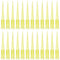 OIIKI 200ul Pipette Tips, 1000pcs Clear Yellow Universal Liquid Pipettor Tips, DNase/RNase Free Disposable for
