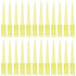 OIIKI 200ul Pipette Tips, 1000pcs Clear Yellow Universal Liquid Pipettor Tips, DNase/RNase Free Disposable for