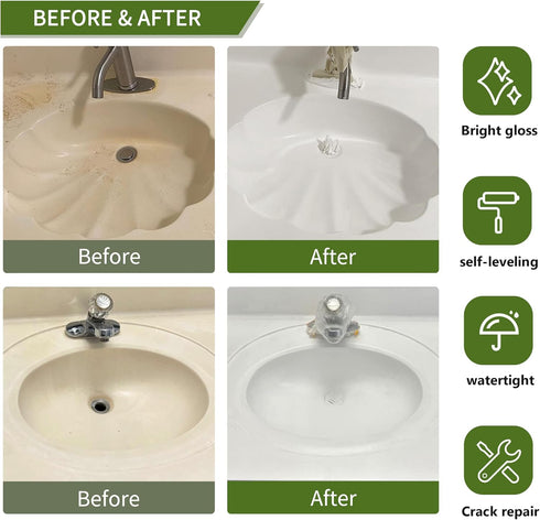 (100-120sq.ft), Countertop, 32Oz Grey Ceramic Tile Paint Bathtub Sink Paint Refinishing Kit Easy of Use Tub Resurfacing