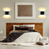 Set 2, Dimmable LG9939111 Lightess LED Wall Sconce Battery Powered of Touch Control Wall Lamp Rechargeable Black, Up