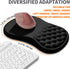 Armanza 11.8x7.9 Ergonomic Joint Wrist Support Mouse Pad with Memory Foam Cushion Massage Bump, Carpal Tunnel Pain