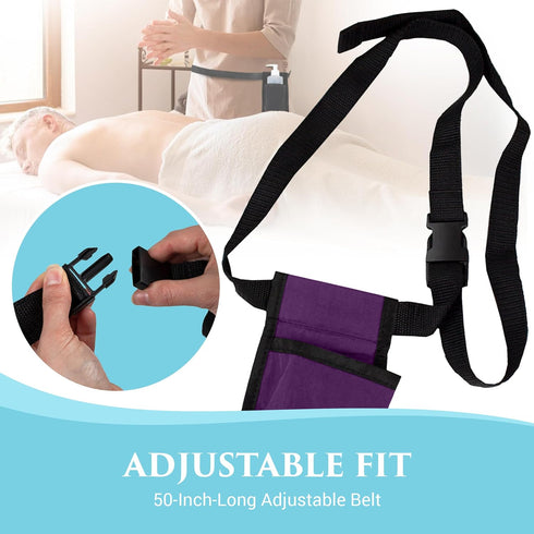 Massage Product Holster - NRG Hold All for Oils and Creams in Navy