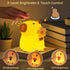 7-Color 3-Level Dimmable WarmLight, 30Min 100% Capybara Night Light, Nursery Lamp, RGB & Tap Control, Timer, Safe &Soft