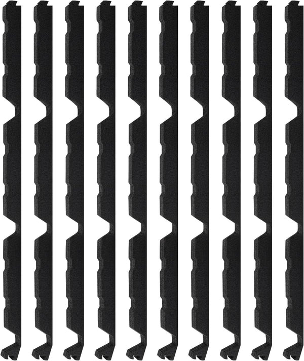 12in Outside Classic Rib Profile Foam Closure Strips for Metal Roofing Panels (10 Pieces)