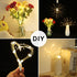 120LED 8 Outdoors-2 Pack Firework Lights Rechargeable,Hanging Likes Star Fairy String Light Modes,Waterproof Warm Light