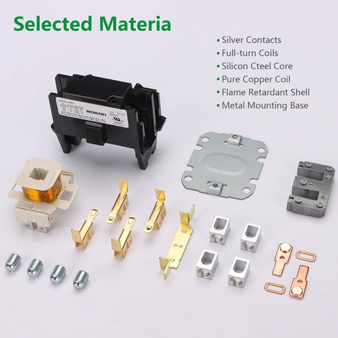 24VAC Air Conditioner Contactor for Stable Control of Your Air Conditioning System, Strong Compatibility