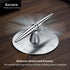 Kavura 316L Spin Decision Pen CNC-Machined Stainless Steel Fidget Pen with Magnetic Stand | Smooth Writing Gel Ink |