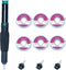 Solder Sucker Tool and 6PCS Solder Wicks, 3PCS Pewter Nozzle No-Clean Soldering Wick Wire Roll