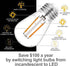 Magictec Commercial 15 48 LED Shatterproof String Lights Grade with Hanging Sockets Ft Black Outdoor Weatherproof Cord