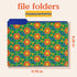 ban.do Thick Sturdy File Folders, Set of 6 Decorative File Folders with Tabs and Sticker Labels, Assorted Quotes