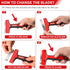 4" 20 25033 HAUTMEC Razor Blade Scraper Tool, Wider Scraper Tool with Extra Carbon Steel Blades, Razor Scraper