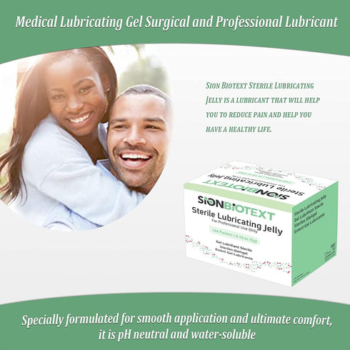 Packets 144 Packs (5g Water-Based Lubricant, Professional Lube in Single for Hospitals and Clinics Use, Lubricating