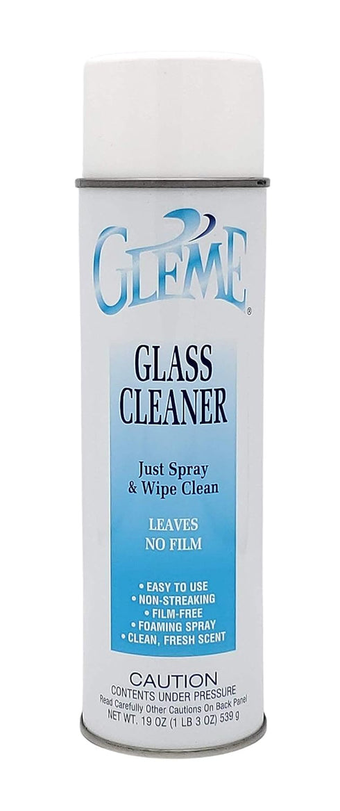 Claire Manufacturing CL050-1PK Gleme Glass Cleaner, 20 oz. can, 1 count, teal