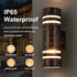 IP65 Housen Solutions Outdoor Light Fixture, Waterproof Exterior Lighting Fixtures, Oil Rubbed Bronze Aluminum Wall