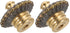 PATIKIL 38 x 30mm Lamp Finials Caps Knob, 1 Set Solid Brass Lamp