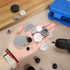 48Pcs 1 7/16" 7/16"(DxH) Holes(32mm), MECCANIXITY Plastic Hole Plugs, x Hole Cover Tubing End Cap for Round Table Chair