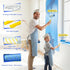 Krbnk 18-Piece 3.3ft 4" 9" Paint Roller Kit with Reinforcing Extension Pole, & Roller Covers, Paint Tray & Brushes