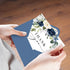 50 Pack 4 6 Inch JarThenaAMCS Floral Thank You Cards Bulk Blue Flower Greeting Cards with Envelopes Stickers Boxed