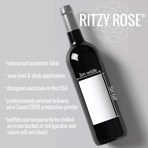 Funny Coworker Gift Wine Bottle Label + Holiday Greeting Card I Love How We Don't Even Have To Say Out Loud How I'm