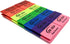 June Gold 28 Neon Colored Rubber Erasers, All-Purpose for Classrooms, Homes & Offices