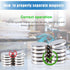 80 Pcs Neodymium Disc Small Magnets, 15 mm x 3 mm Tiny Magnets for Whiteboard, Office Crafts, and Fridge