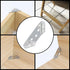 24pcs Universal Stainless Steel Furniture Corner Connectors Silver Triangular Support Brackets Small Angle Corner