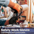 Schwer ProGuard Cut Resistant Work Gloves PR3326, ANSI A9 Cut Gloves with Reinforced Thumb (L)