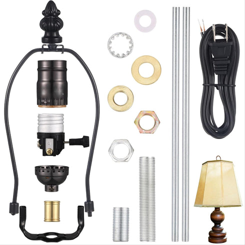 Baquler 2 Set Lamp Rewire Kit Make a Lamp or Repair Kit