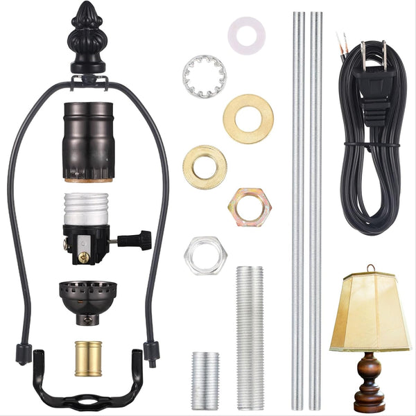 Baquler 2 Set Lamp Rewire Kit Make a Lamp or Repair Kit