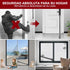 Jammer (1 Pack,Grey) AceMining Upgraded Door Security Bar & Sliding Patio Bar, Heavy Duty Stoppers Adjustable for Home