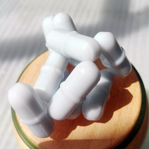 Laboratory Magnetic Stir Bars - PTFE Magnetic Stirrer Mixer Stir Bars (Diameter 7mm, Length 25mm) - 10 Pcs