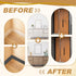 4.7x33', PATIKIL Wood Grain Repair Tape Self Adhesive Realistic Textured Repair Patch Peel and Stick Wood Tape