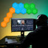 13 (6-Pack) Vcwtty Hexagon Lights, Smart LED Wall Lights with Remote, Colors Touch-Sensitive DIY Modular Assembled RGB