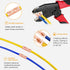 132 PCS 12 to 4 AWG Non-Insulated Butt Connectors Kit, 66 PCS Uninsulated Butt Terminals & Heat Shrink
