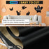 Sponge Neoprene with Adhesive Foam Rubber Sheet - 1/8" Thick, 12" Wide X 48" Long for DIY Gasket Sealing