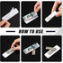 50 Sets 1 3 Inch Henoyso x Magnetic Name Tags Blank Magnetic Badge Holder Bulk Acrylic DIY Badges with Adhesive Tape