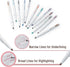 Mr. Pen Aesthetic Highlighters - 12 Pack Chisel Tip Muted Pastel Colors for School and Journaling