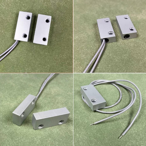Home Security Wired Rolling Door Contact MC-51, 0~100V/0.5Amp Magnetic Reed Switch with 2 Wires