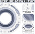 Universal Toilet Flange Repair Kit, Fits 4 Inch, 5 Inch or Special 3 Inch Drain Pipe, Perfect Seal No More Leaks