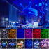 360 Ocean Night Light Projector, Kids Galaxy Projector for Bedroom, Nebula Star projector with USB Cable, Degree