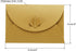 PATIKIL Mini Envelopes, 50 Pack Heart Clasp Tiny Items Storage Cute Present Card Holder for Wedding Greeting Party, Golden by PATIKIL