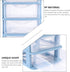 Hemoton Desktop Drawer Box Unit, Storage Organizer for Pen and Office Supplies, Plastic Drawers