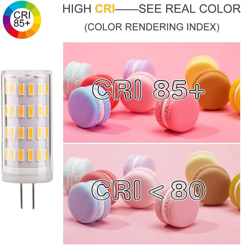 G4 LED Bulb 12V 5W: Bi-Pin Base Light Bulb, 40W Halogen Equivalent, Warm White 3000K, Not Dimmable, for Home and
