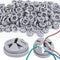 150pcs 3/8 Inch Non-Metallic Button Push-in Cable Connectors for 1/2 Inch Knockouts
