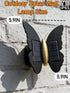 Agrollozi IP65 3000K Solar Butterfly Lights, Outdoor Butterfly Wall Lamp, Waterproof Garden Decor Solar Lights